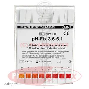 PH FIX Indikatorstaebchen pH 3,6-6,1, 100 Stk