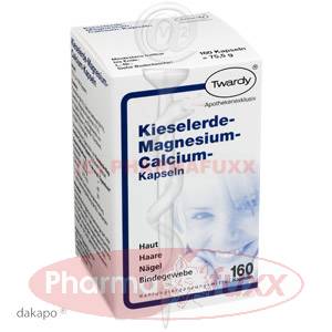 KIESELERDE MAGNESIUM Calcium Kapseln, 160 Stk