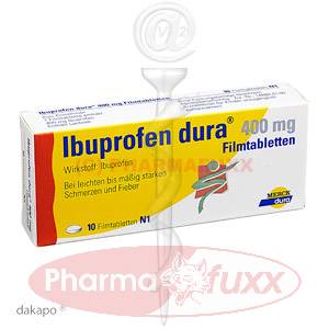 IBUPROFEN dura 400 mg Filmtabl., 10 Stk