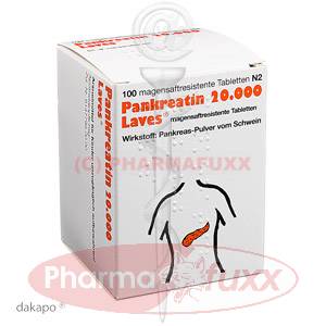 PANKREATIN 20000 Laves Tabl. magensaftr., 100 Stk