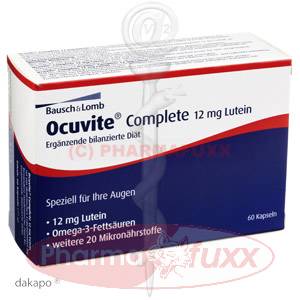 OCUVITE Complete 12 mg Lutein Kapseln, 60 Stk