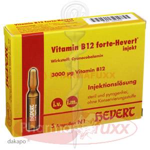 VITAMIN B 12 Hevert forte Injekt Amp., 10 ml
