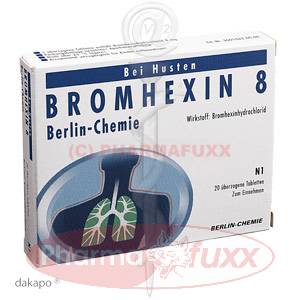 BROMHEXIN 8 Berlin Chemie Drag., 20 Stk