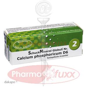 SCHUCKMINERAL Globuli 2 Calcium phosph. D6, 7,5 g
