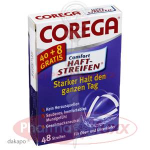 COREGA Comfort Haftstreifen, 48 Stk