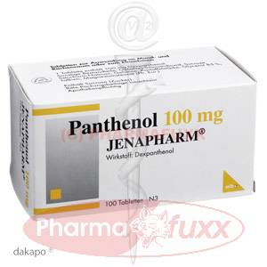 PANTHENOL 100 mg Jenapharm Tabl., 100 Stk