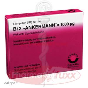 B 12 ANKERMANN 1000 ?g Amp., 6 ml