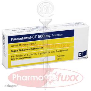 PARACETAMOL- CT 500 mg Tabl., 10 Stk