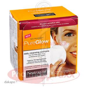 NEUTROGENA Pure Glow Taegl.Reinig.Kissen TH+EH, 22 Stk