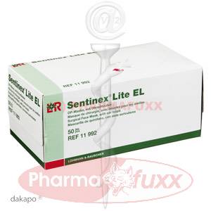 GESICHTSMASKE Senti lite blau gr.m.B, 50 Stk