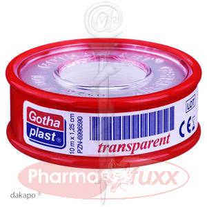 GOTHA FLEX Heftpfl. transp. 1,25cmx10m, 1 Stk