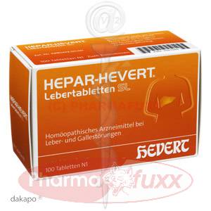 HEPAR HEVERT Lebertabletten SL, 100 Stk