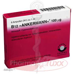 B 12 ANKERMANN 100 ?g Amp., 6 ml