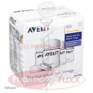 AVENT Milch Aufbewahrungsflasche, 4 Stk