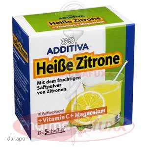 ADDITIVA Heisse Zitrone Vitamin C+Magnes. Pulver, 100 g
