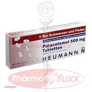 PARACETAMOL 500 mg Heumann Tabl., 10 Stk