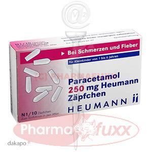 PARACETAMOL 250 mg Heumann Suppos., 10 Stk