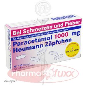 PARACETAMOL 1000 mg Heumann Suppos., 10 Stk