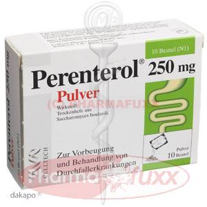 PERENTEROL 250 mg Pulver Btl., 10 Stk