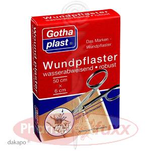 GOTHAPLAST Wundpfl.robust 50cmx6cm wasserabweis., 1 Stk