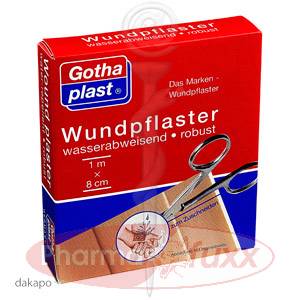 GOTHAPLAST Wundpfl.robust 1mx8cm wasserabweis., 1 Stk
