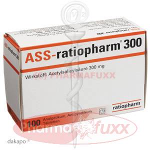ASS RATIOPHARM 300 mg Tabl., 100 Stk