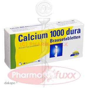 CALCIUM 1000 dura Brausetabletten, 40 Stk