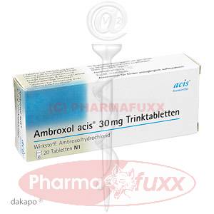 AMBROXOL acis 30 mg Trinktabletten, 20 Stk