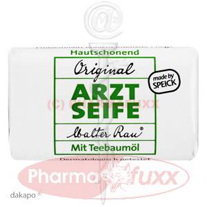 ARZTSEIFE Rau Pflanzenoelseife+Teebaumoel, 100 g