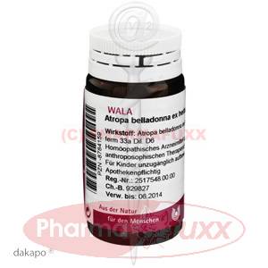 ATROPA BELLADONNA ex Herba D 6 Globuli, 20 g