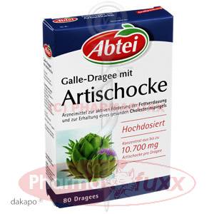 ABTEI Galle Dragees m. Artischocke, 80 Stk