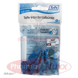 TEPE Interdentalbuerste 0,6mm blau