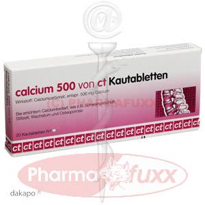 CALCIUM- CT 500 mg Kautabletten, 20 Stk