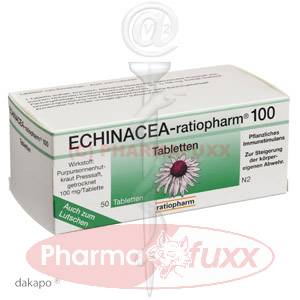 ECHINACEA RATIOPHARM 100 mg Tabletten, 50 Stk