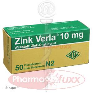 ZINK VERLA 10 mg Filmtabl., 50 Stk