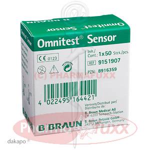 OMNITEST Sensor Blutzuckersensoren, 50 Stk