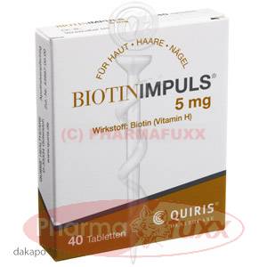 BIOTIN IMPULS 5 mg Tabl., 40 Stk